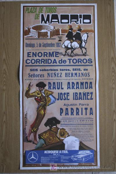 Affissi Tauromachia: Cartel de toros de Madrid. 1982.