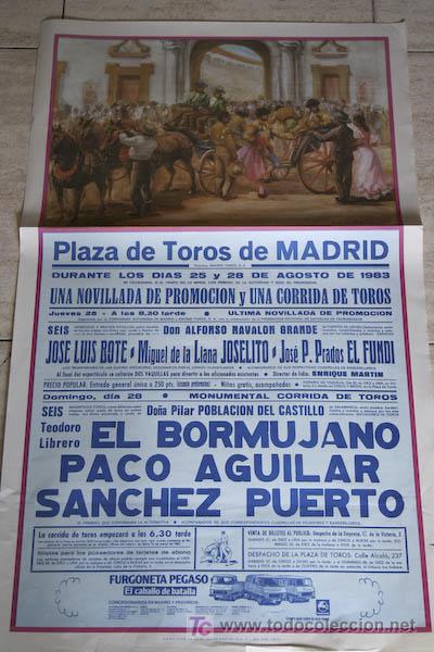 Affissi Tauromachia: Cartel de toros de Madrid.