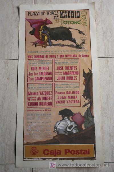 Affissi Tauromachia: Cartel de toros de Madrid.