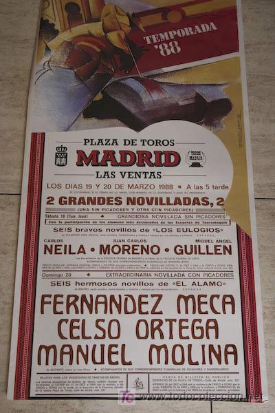 Affissi Tauromachia: Cartel de toros de Madrid.