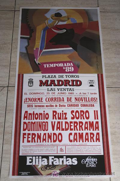 Affissi Tauromachia: Cartel de toros de Madrid.