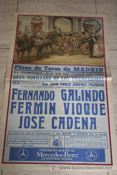 Affissi Tauromachia: Cartel de toros de Madrid.