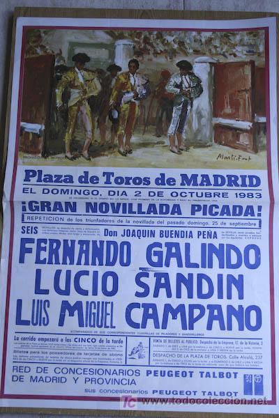Affissi Tauromachia: CARTEL DE TOROS DE MADRID.