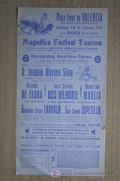 Affissi Tauromachia: Cartel de toros de Valencia.