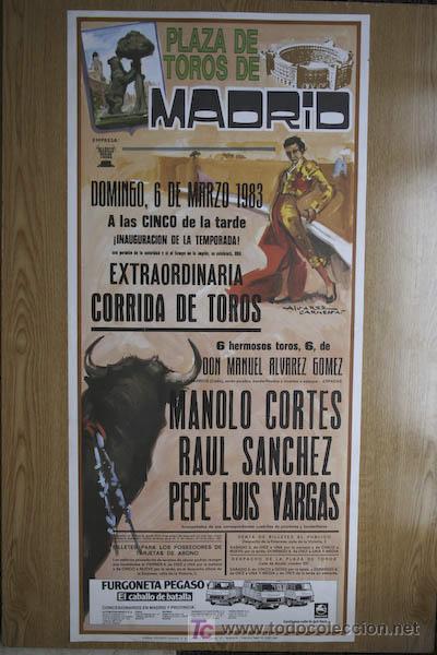 Affissi Tauromachia: Cartel de toros de Madrid.