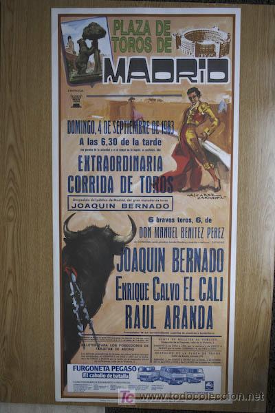 Affissi Tauromachia: Cartel de toros de Madrid.