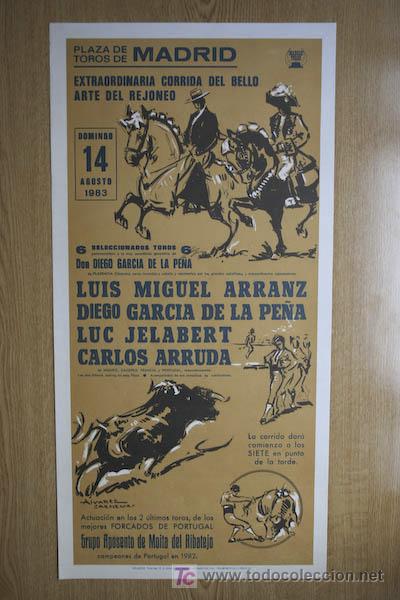 Affissi Tauromachia: Cartel de toros de Madrid.