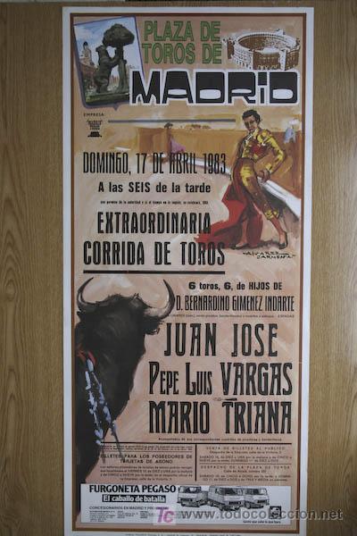 Affissi Tauromachia: Cartel de toros de Madrid.