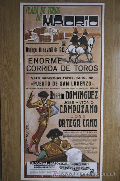 Affissi Tauromachia: Cartel de toros de Madrid.