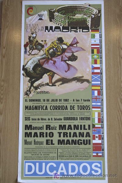Carteles Toros: Cartel de toros de Madrid.