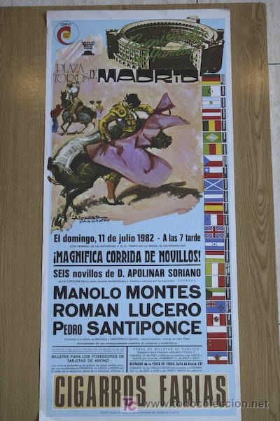 Carteles Toros: Cartel de toros de Madrid.