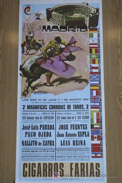 Carteles Toros: Cartel de toros de Madrid.