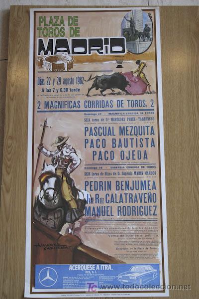 Carteles toros: Cartel de toros de Madrid. - Foto 1