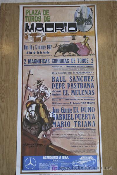 Carteles Toros: Cartel de toros de Madrid.