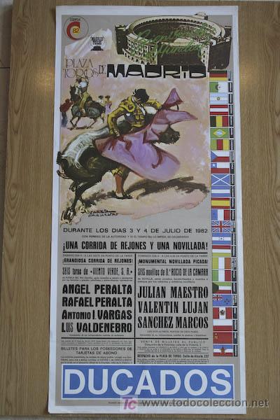 Carteles Toros: Cartel de toros de Madrid.