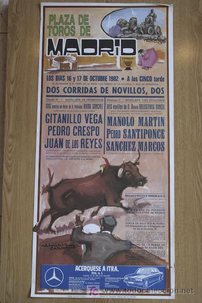 Carteles Toros: Cartel de toros de Madrid.