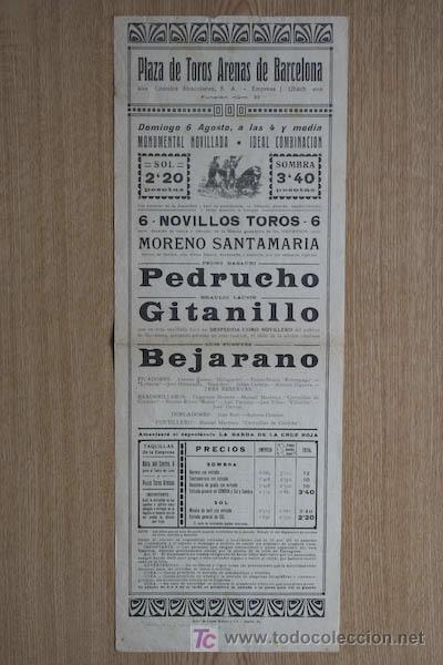 Carteles toros: Plaza de Toros de Barcelona. - Foto 1