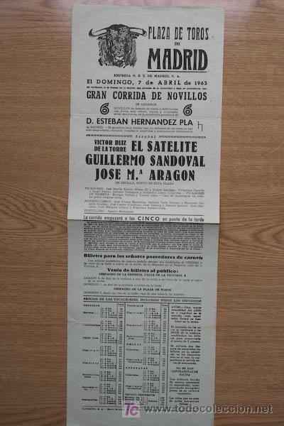 Carteles Toros: Cartel de toros de Madrid. 1970.