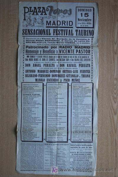Carteles Toros: Cartel de toros de Madrid.