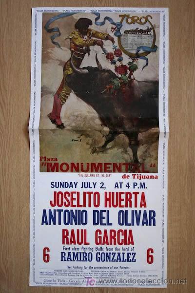 Bull Posters: Cartel de toros de Tijuana. m&eacute;xico.
