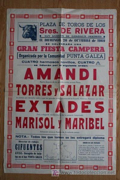 Affiches Tauromachie: Cartel de toros de San Agust&iacute;n de Guadalix.