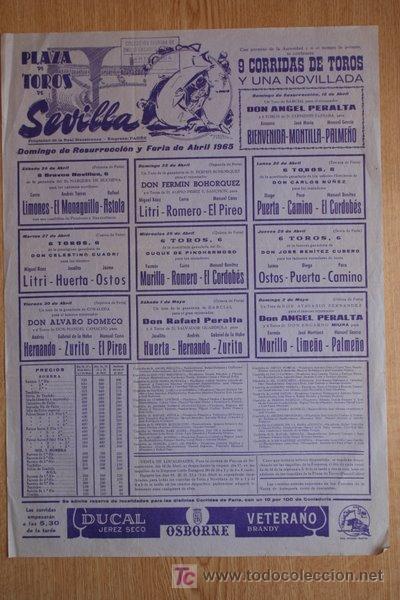 Cartazes Touros: Cartel de toros de Sevilla.