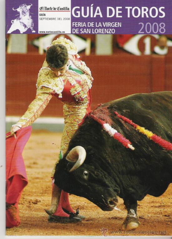 Cartazes Touros: GUIA DE TOROS DE 2008
