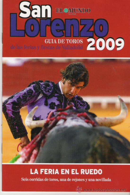 Cartazes Touros: GUIA DE TOROS DE 2009