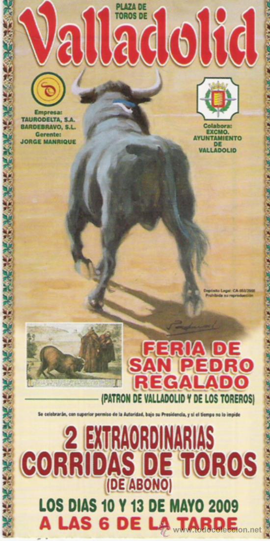 Cartazes Touros: PROGRAMA DE TOROS DE 2009