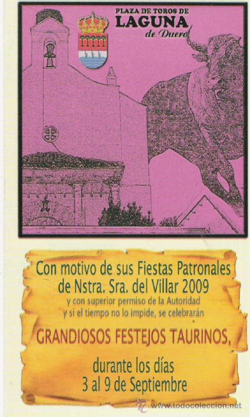 Cartazes Touros: PROGRAMA DE TOROS DE 2009