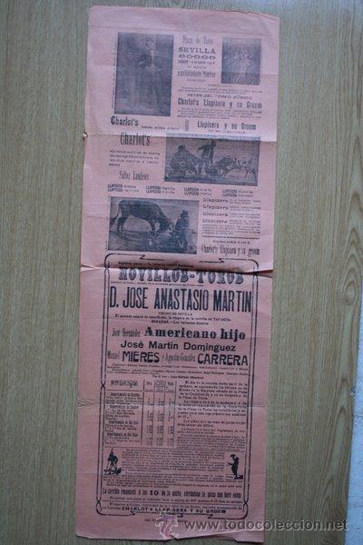 Bull Posters: Cartel de toros de Sevilla. 1916.