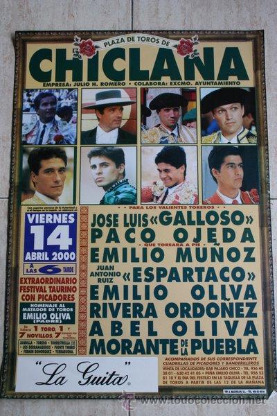 Cartazes Touros: Cartel de toros de Chiclana. 2000