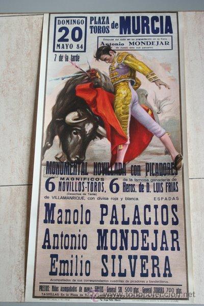 Cartazes Touros: Cartel de toros de Murcia. 1984.
