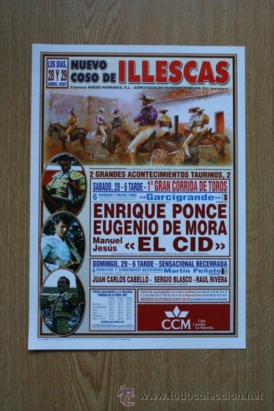 Carteles toros: Cartel de de Toros de Illescas. 2007. - Foto 1