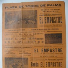 Carteles Toros: CARTEL DE TOROS DE PALMA MALLORCA - AÑO 1934