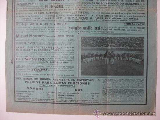 Carteles toros: CARTEL DE TOROS DE PALMA MALLORCA - A&Ntilde;O 1930 - Foto 3
