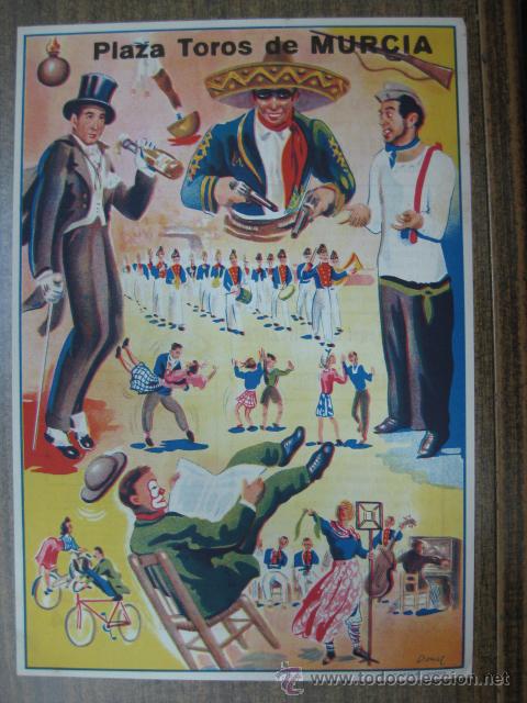 Carteles toros: CARTEL DE TOROS - MURCIA - 8 DE JUNIO DE 1947 - Foto 1