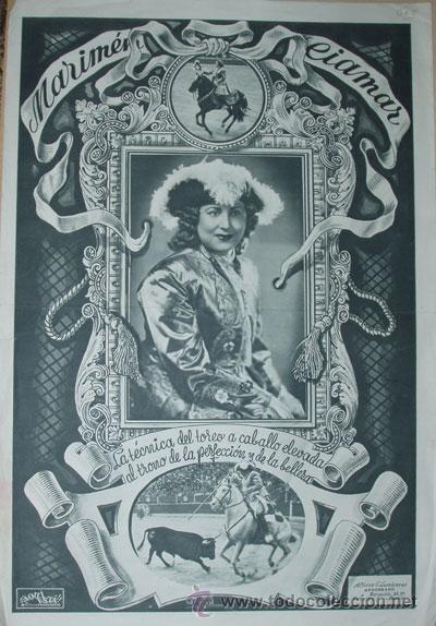 Carteles toros: MARIMEN CIAMAR - Foto 1
