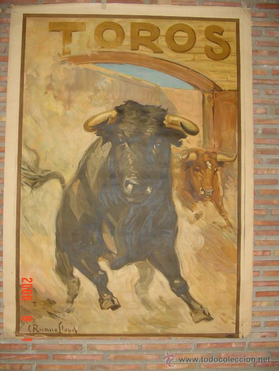 Carteles toros: DOS TOROS.008 - Foto 1