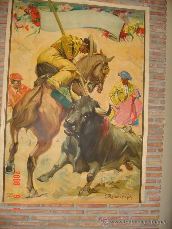 Carteles toros: PICANDO AL TORO.020 - Foto 1