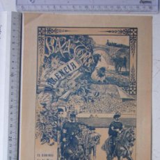 Carteles Toros: CARTEL TOROS VALENCIA - 24 DE MAYO DE 1914 - IMP. LIT. ORTEGA - D. PEREA