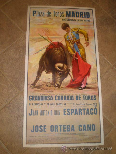 Carteles toros: CARTEL DE TOROS MADRID 1978 - Foto 1