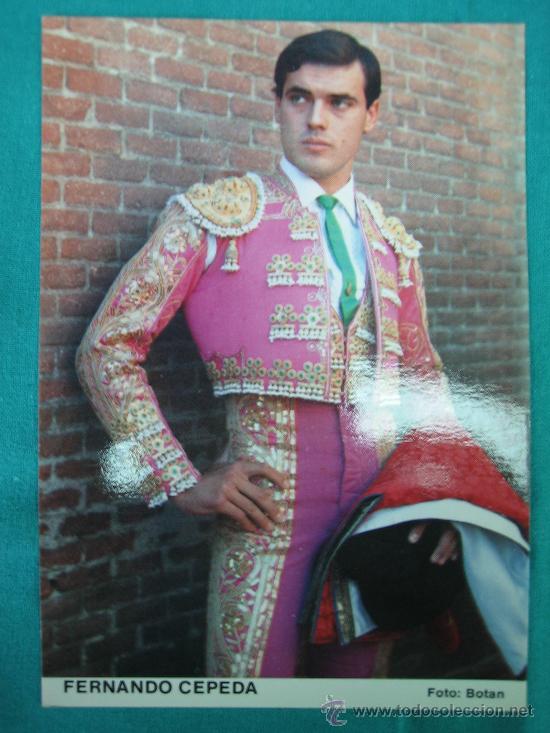 Carteles toros: Tarjeta FERNANDO CEPEDA - Foto 1