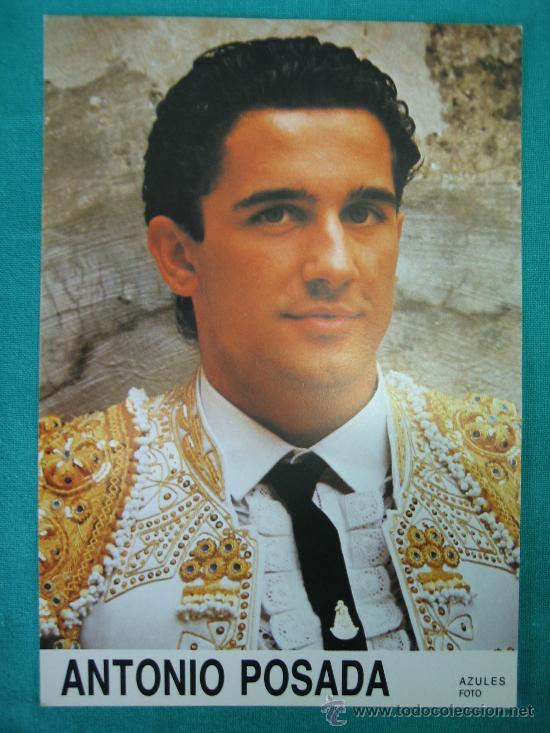 Carteles toros: Tarjeta ANTONIO POSADA - Foto 1