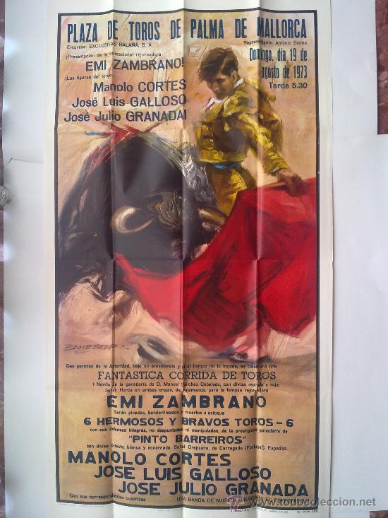 Cartel Original Plaza Toros Palma De Mallorca Sold Through