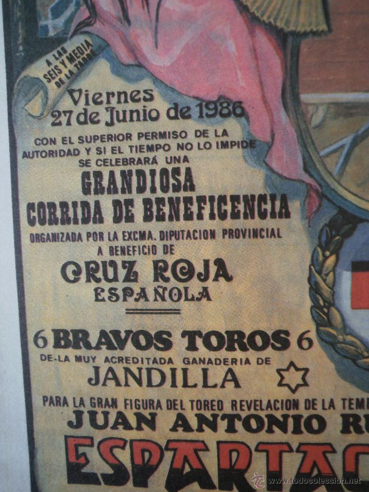 Carteles toros: Folleto- cartel de mano. - Foto 4