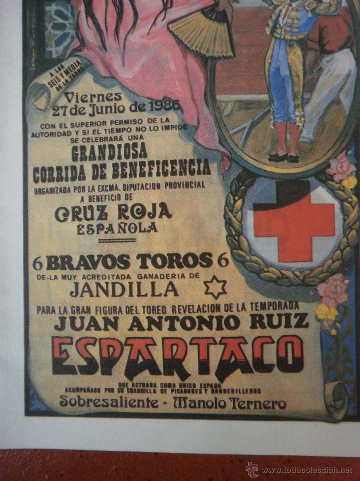 Carteles toros: Folleto- cartel de mano. - Foto 5