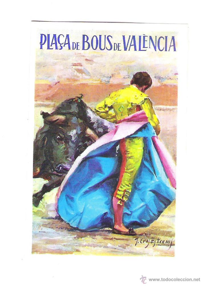 Carteles toros: CARTEL DE TOROS PROGRAMA DE MANO VALENCIA 1995 - Foto 1