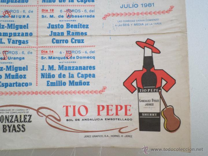 Carteles toros: CARTEL DE TOROS PAMPLONA 1981 - Foto 5