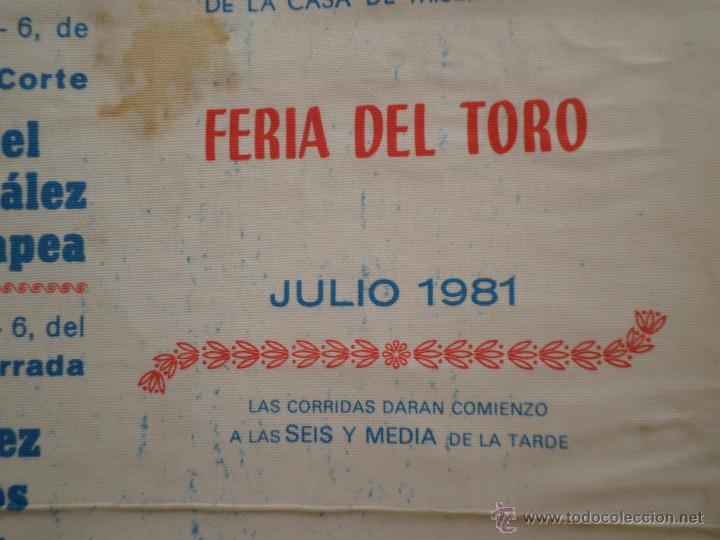 Carteles toros: CARTEL DE TOROS PAMPLONA 1981 - Foto 6